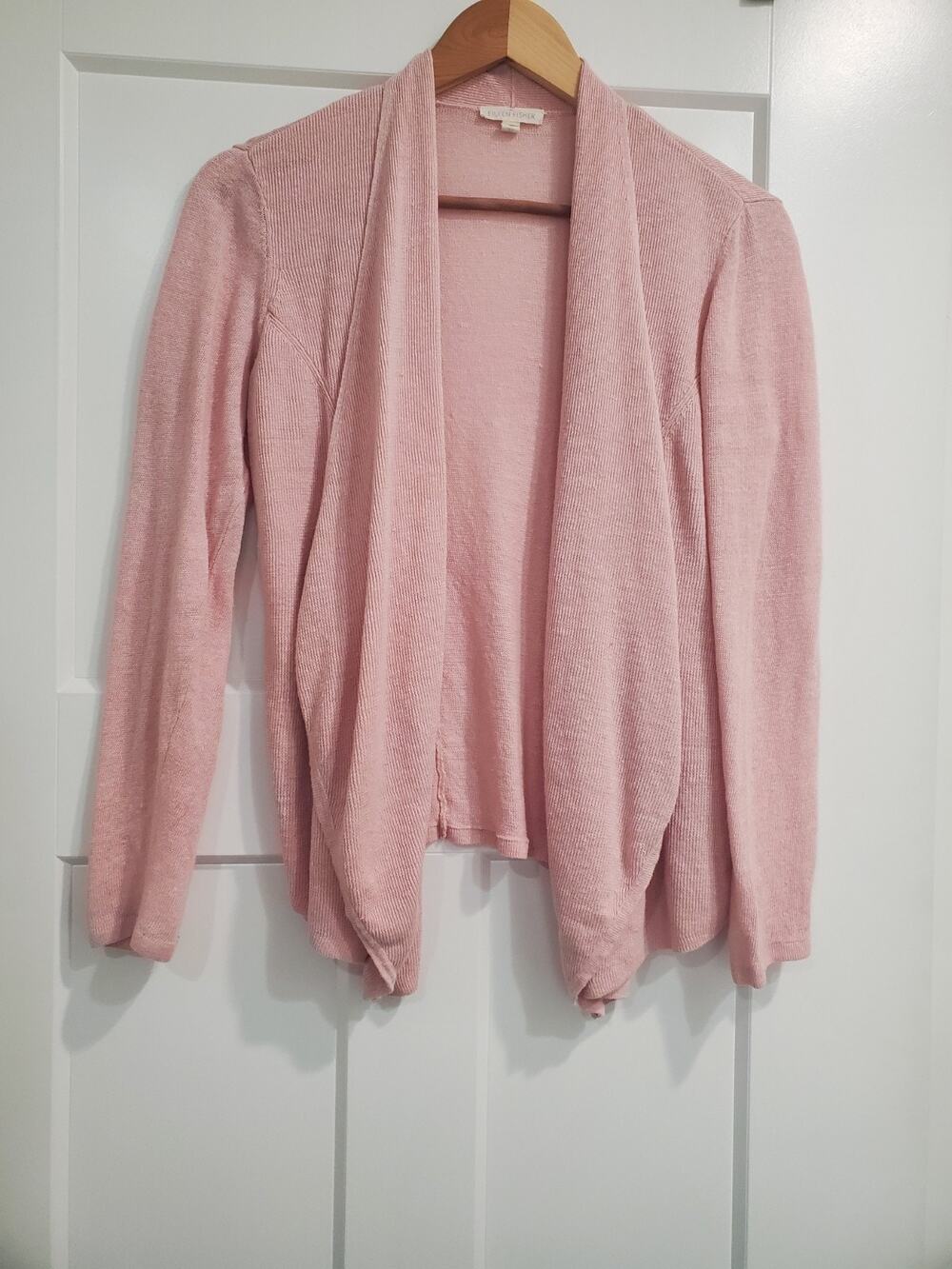 Eileen Fisher Organic Linen Cardigan Size Small